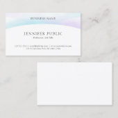 Elegant modern, minimalistisch design Professional Visitekaartje (Voorkant / Achterkant)
