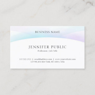 Elegant modern, minimalistisch design Professional Visitekaartje