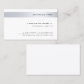 Elegant modern minimalistisch design trendy bedrij visitekaartje (Voorkant / Achterkant)