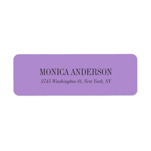 Elegant modern minimalistisch etiket (Voorkant)