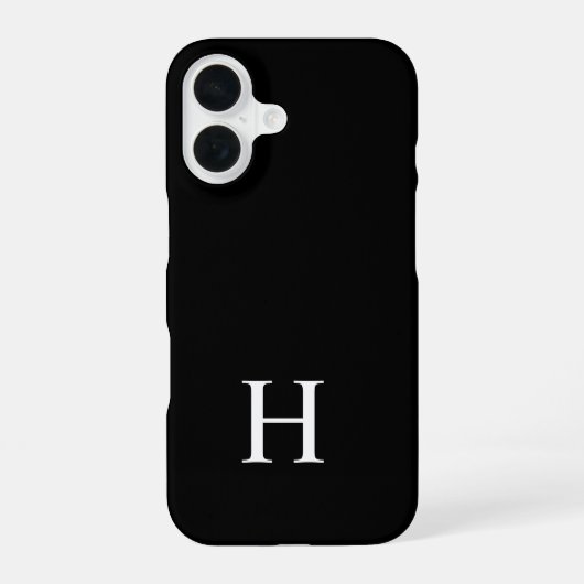 Elegant modern minimalistisch iPhone 16 hoesje (Achterkant)
