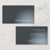 Elegant modern minimalistisch model visitekaartje (Voorkant / Achterkant)