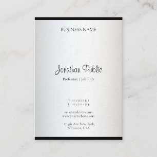 Elegant modern minimalistisch ontwerp Eenvoudige S Visitekaartje