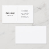 Elegant modern, minimalistisch professioneel desig visitekaartje (Voorkant / Achterkant)