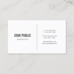 Elegant Modern Minimalistisch Professioneel Design Visitekaartje