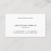 Elegant Modern Minimalistisch Professioneel Trendy Visitekaartje (Achterkant)