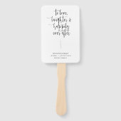 Elegant modern, minimalistisch programma voor kabe handwaaier (Voorkant)