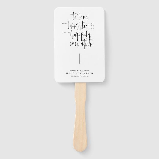 Elegant modern, minimalistisch programma voor kabe handwaaier (Voorkant)