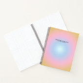 Elegant modern minimalistisch puntenrooster notitieboek (Binnen)