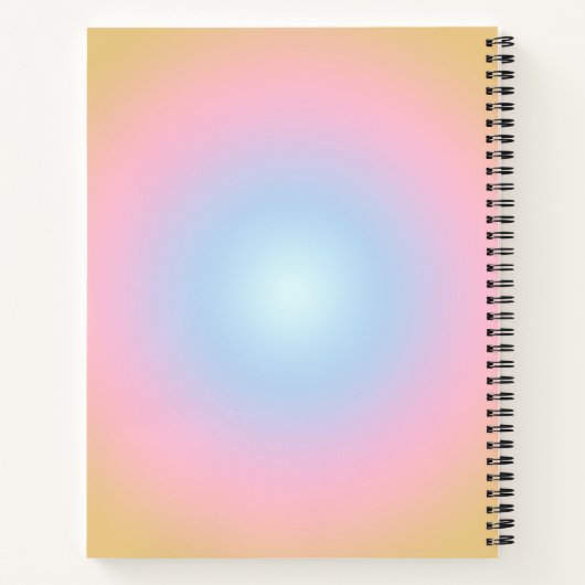 Elegant modern minimalistisch puntenrooster notitieboek (Achterkant)