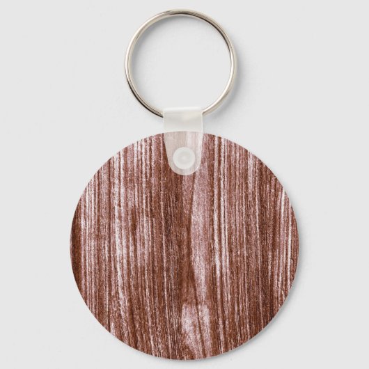 Elegant modern, minimalistisch Roos Brown Sleutelhanger (Voorkant)
