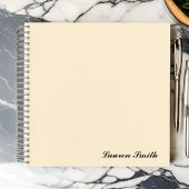 Elegant Modern Minimalistisch Schattige Meisje | C Notitieboek