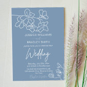 Elegant modern minimalistisch script kalligrafie kaart