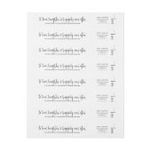 Elegant modern minimalistisch script Simple Weddin (Vel)