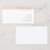 Elegant modern minimalistisch Sjabloon trendy desi Visitekaartje (Voorkant / Achterkant)