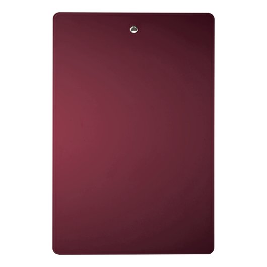 Elegant modern minimalistisch Violet Gradient Gold Mini Klembord (Achterkant)