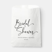 Elegant modern minimalistisch Vrijgezellenfeest Bedankzakje (Voorkant)