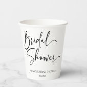 Elegant modern minimalistisch Vrijgezellenfeest Papieren Bekers (Voorkant)