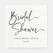 Elegant modern minimalistisch Vrijgezellenfeest Servet (Voorkant)