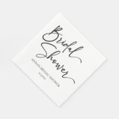 Elegant modern minimalistisch Vrijgezellenfeest Servet (Hoek)