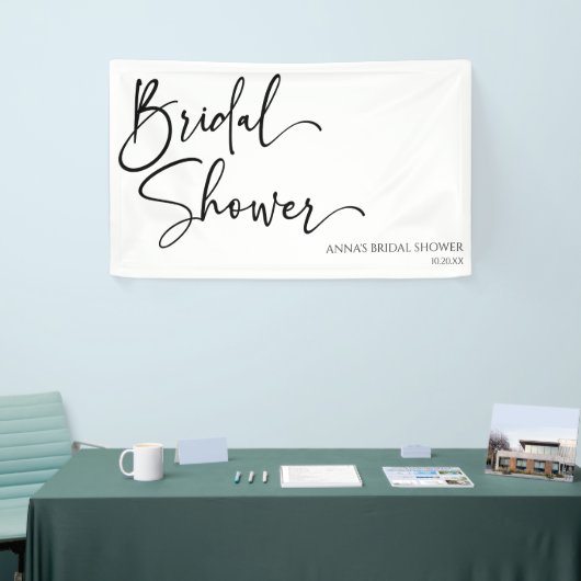 Elegant modern minimalistisch Vrijgezellenfeest Spandoek (Beurs)