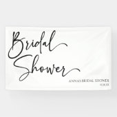 Elegant modern minimalistisch Vrijgezellenfeest Spandoek (Horizontaal)