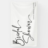 Elegant modern minimalistisch Vrijgezellenfeest Spandoek (Verticaal)