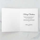 Elegant Modern Minimalistisch Zwart en Wit Jonggeh Kaart (Binnen)