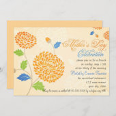 Elegant Modern Moederdag Celebration Brunch Kaart (Voorkant / Achterkant)