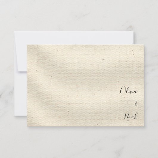 Elegant modern monogram Dank je Bedankkaart (Voorkant)