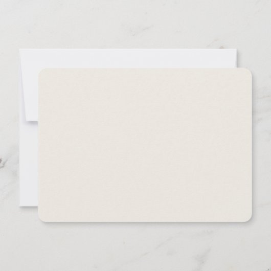 Elegant modern monogram gepersonaliseerd met naam notitiekaartje (Achterkant)