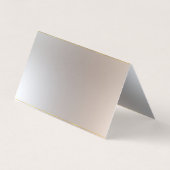 Elegant Modern Monogram Gold Silver Kijk Sjabloon Visitekaartje (Achterkant)