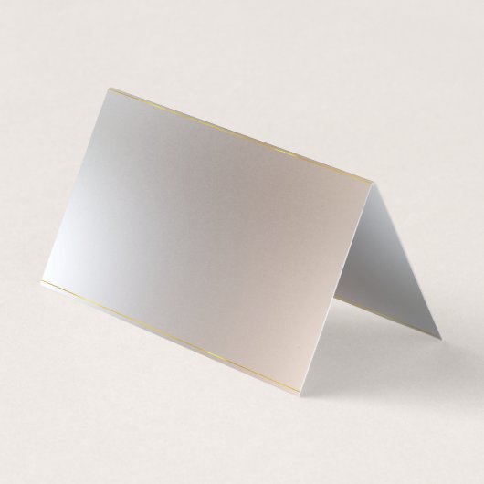 Elegant Modern Monogram Gold Silver Kijk Sjabloon Visitekaartje (Achterkant)