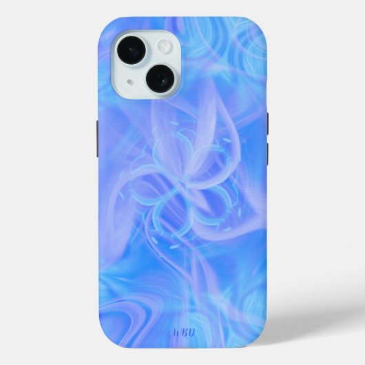 Elegant Modern Monogram Kleurrijk Ontwerp Case-Mate iPhone Case (Achterkant)