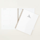 Elegant Modern Monogram Script Naam Planner (Display)