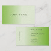 Elegant Modern Ontwerp Luxe Professionele Vlakte Visitekaartje (Voorkant / Achterkant)