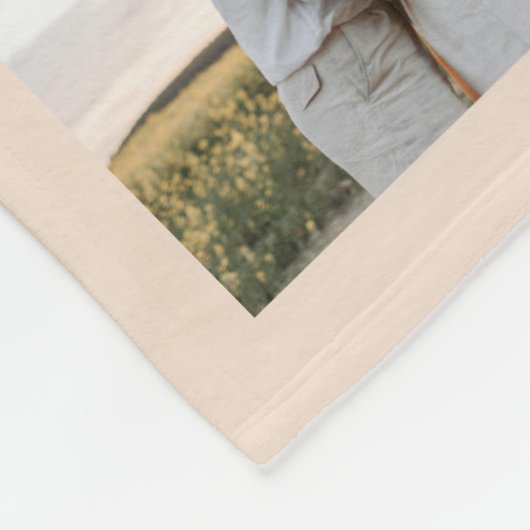 Elegant & Modern Paar Fotocollage Fleece Deken (Hoek)