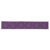 Elegant modern Paars Damask Popular Lange Tafelloper (Horizontaal)