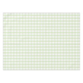 Elegant Modern Pastel Green Gingham Pattern Spring Tafelkleed (Voorkant (Horizontaal))