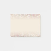 Elegant modern pastel Sparging Gold Silver Ombre Post-it® Notes (Voorkant)