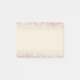 Elegant modern pastel Sparging Gold Silver Ombre Post-it® Notes