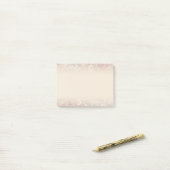 Elegant modern pastel Sparging Gold Silver Ombre Post-it® Notes (Op bureau)