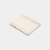 Elegant modern pastel Sparging Gold Silver Ombre Post-it® Notes (Schuin)