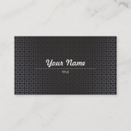 Elegant modern patroon visitekaartje