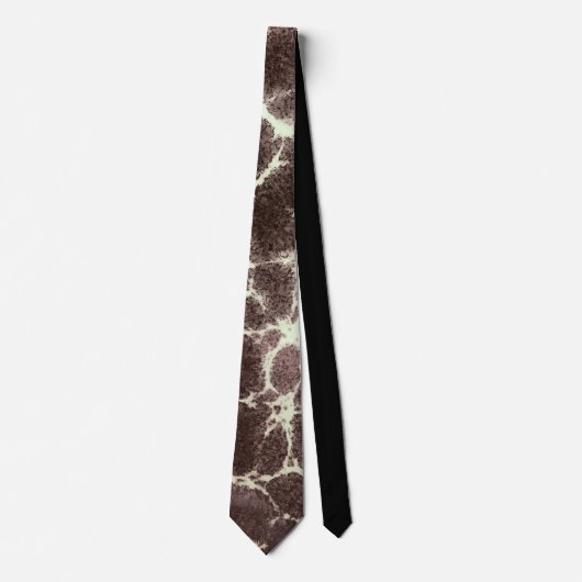 Elegant Modern Pattern Gemstone Tortoise Giraffe Stropdas (Voorkant)