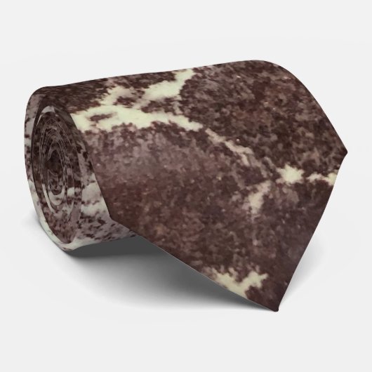 Elegant Modern Pattern Gemstone Tortoise Giraffe Stropdas (Opgerold)