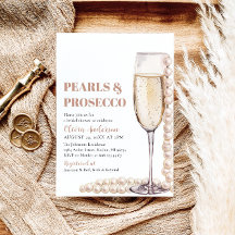 Elegant Modern Pearls en Prosecco Vrijgezellenfees