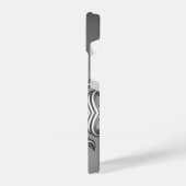 Elegant Modern Peking Heart Monogram iPhone 14 Ca iPhone Hoesje (Linkerkant)