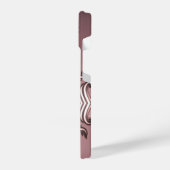 Elegant Modern Peking Heart Monogram iPhone Hoesje (Linkerkant)