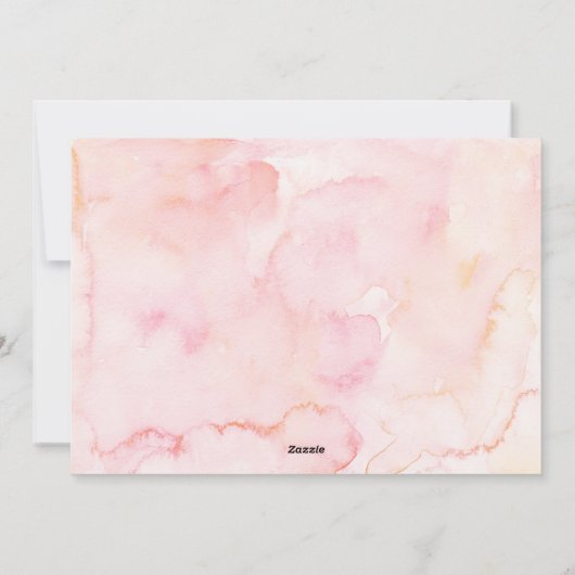 Elegant modern penseelscript voor geblazen paasfot feestdagenkaart (Achterkant)